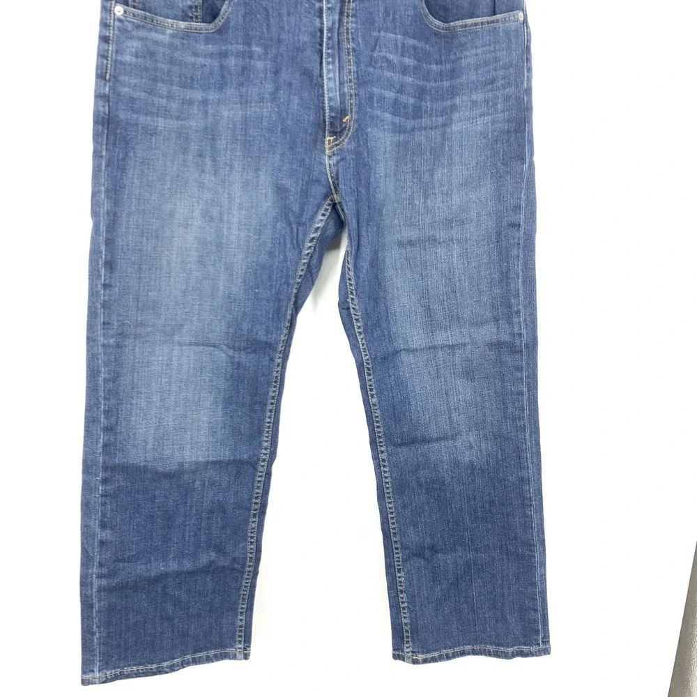 Levis Men Size‎ 40 x 30 Jeans Dark Wash Pants 559 Relaxed Straight Pants Stretch